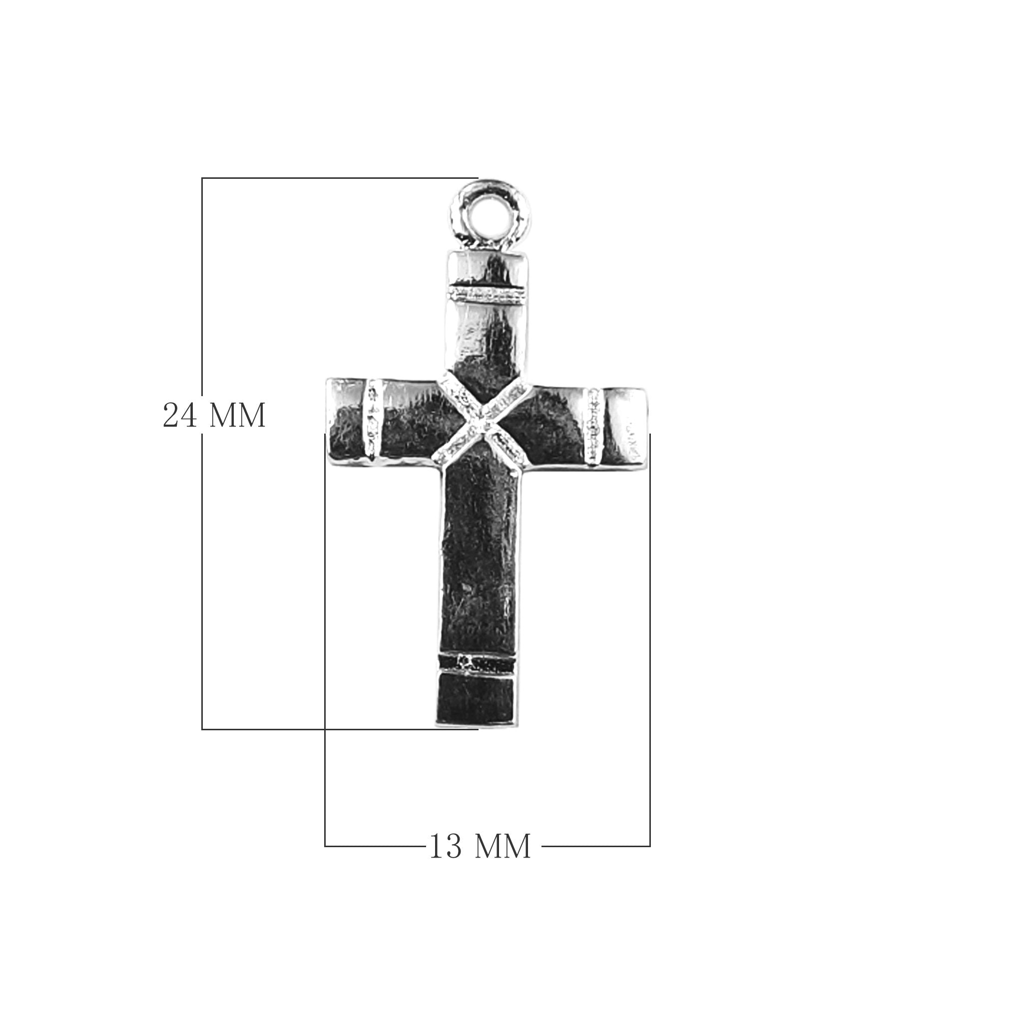 CSF-408 Silver Overlay Charm Beads Bali Designs Inc 