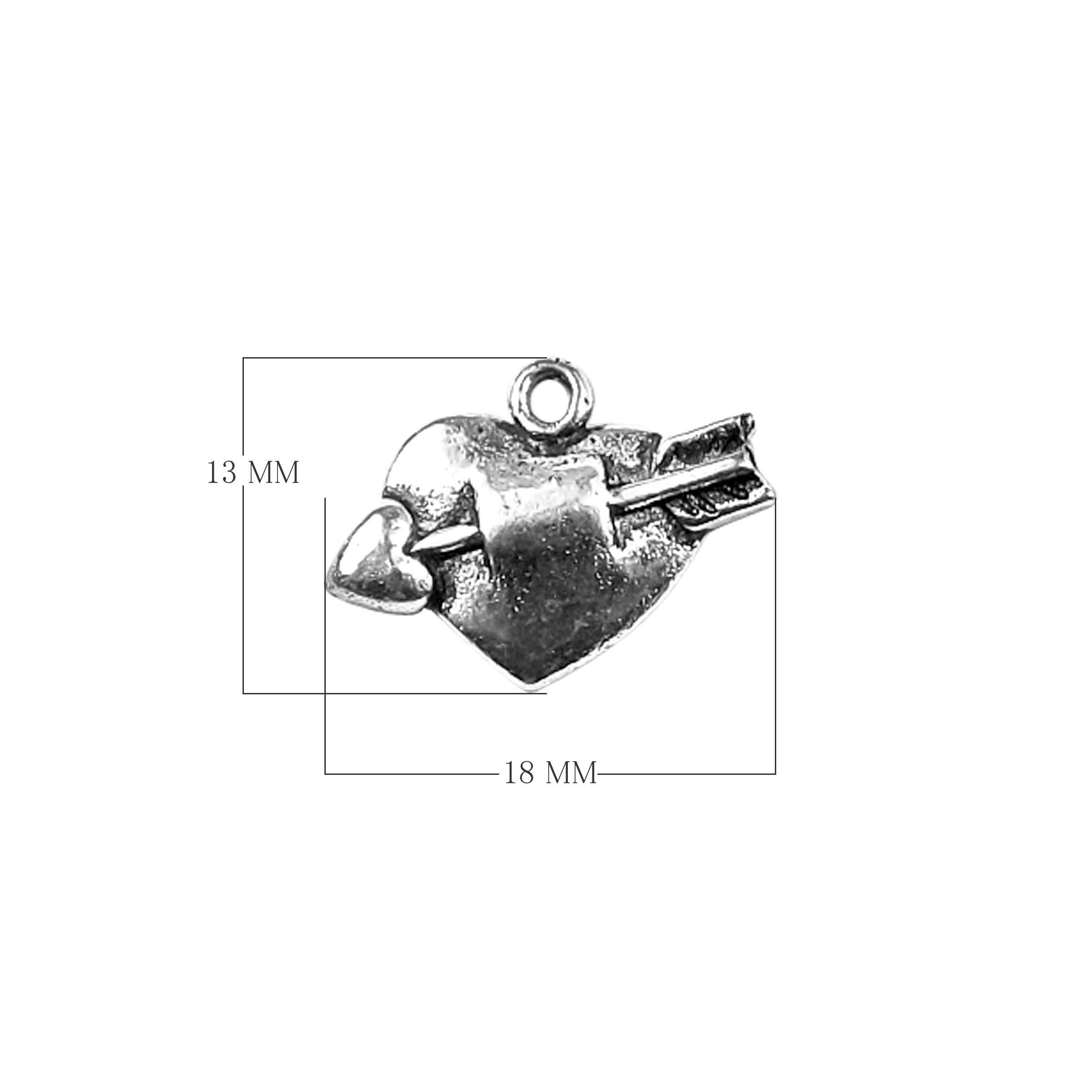 CSF-410 Silver Overlay Charm Beads Bali Designs Inc 