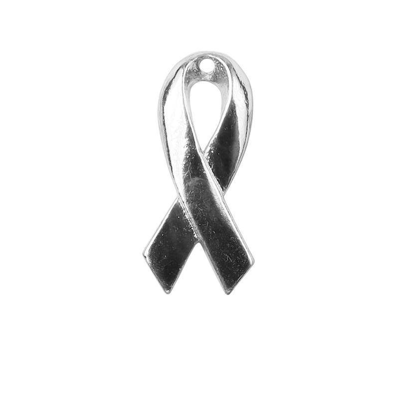 CSF-430 Silver Overlay Ribbon Charm Beads Bali Designs Inc 