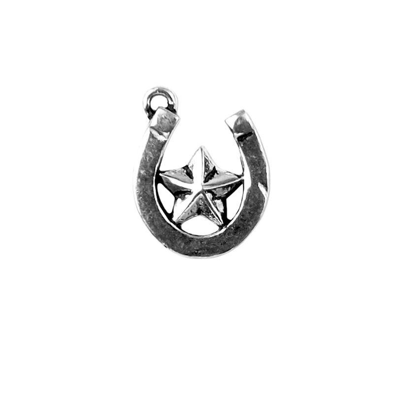 CSF-431 Silver Overlay Small Peace Charm Beads Bali Designs Inc 