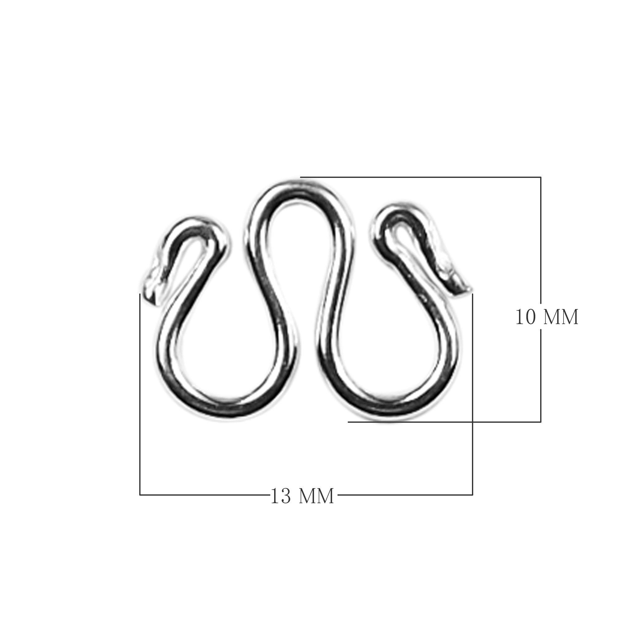 CSF-453 Silver Overlay Hook Beads Bali Designs Inc 