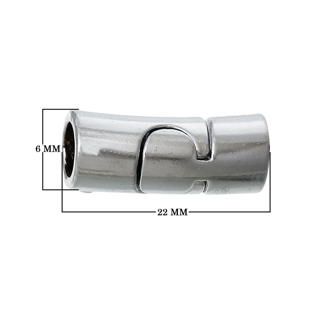 CSF-510 Silver Overlay Magnetic Clasps Beads Bali Designs Inc 