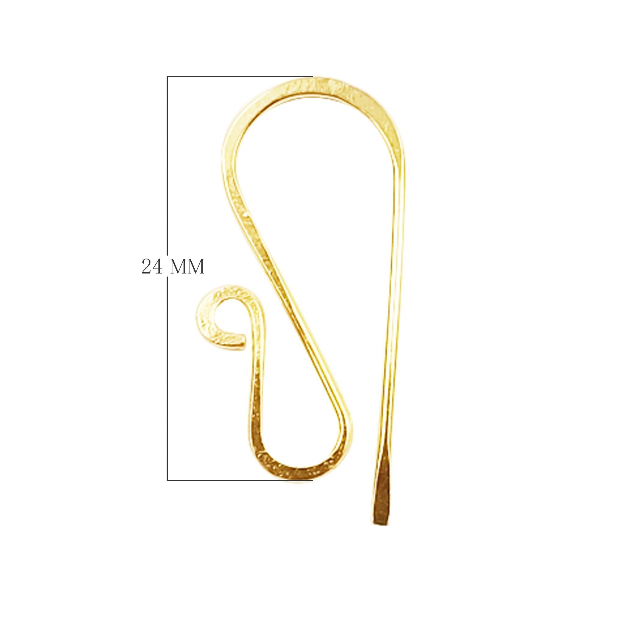 FG-219 18K Gold Overlay Earwire Beads Bali Designs Inc 