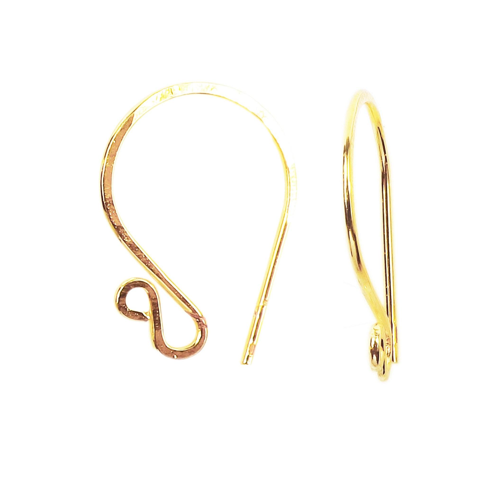 FG-220 18K Gold Overlay Earwire Beads Bali Designs Inc 