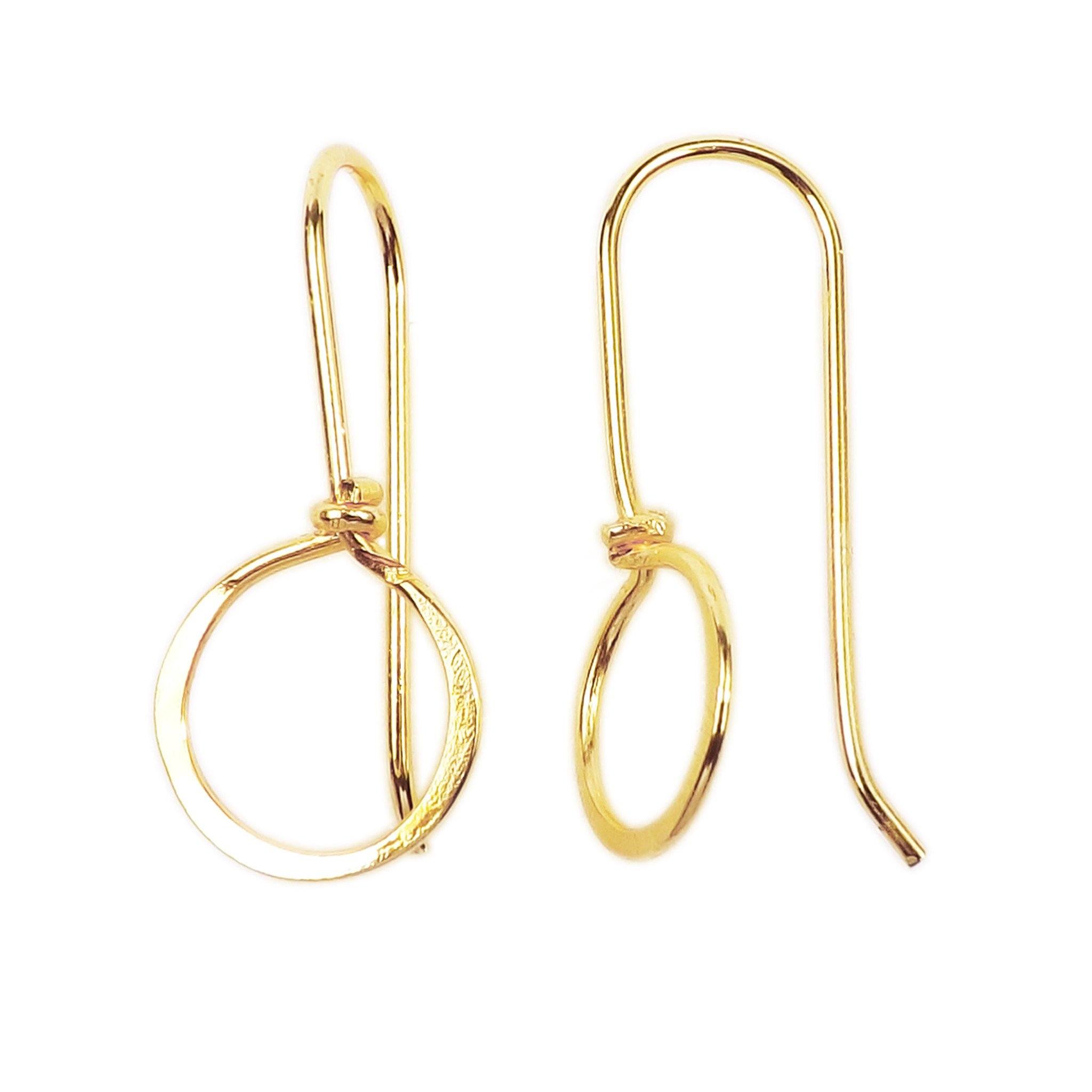 FG-221 18K Gold Overlay Earwire Beads Bali Designs Inc 