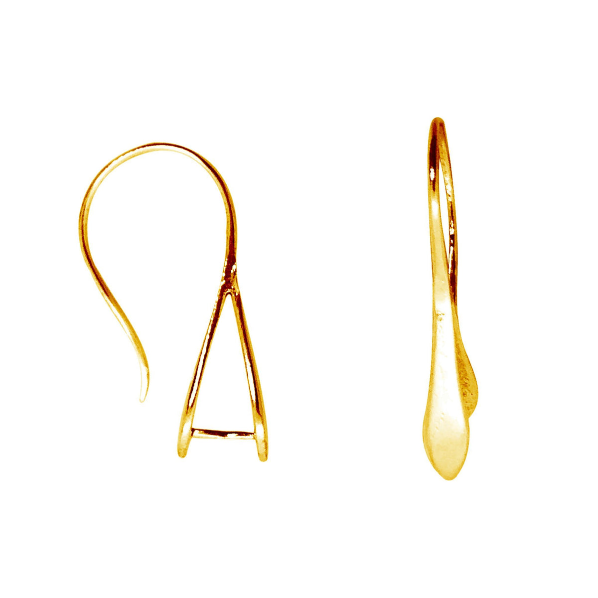 FG-232 18K Gold Overlay Earwire Beads Bali Designs Inc 