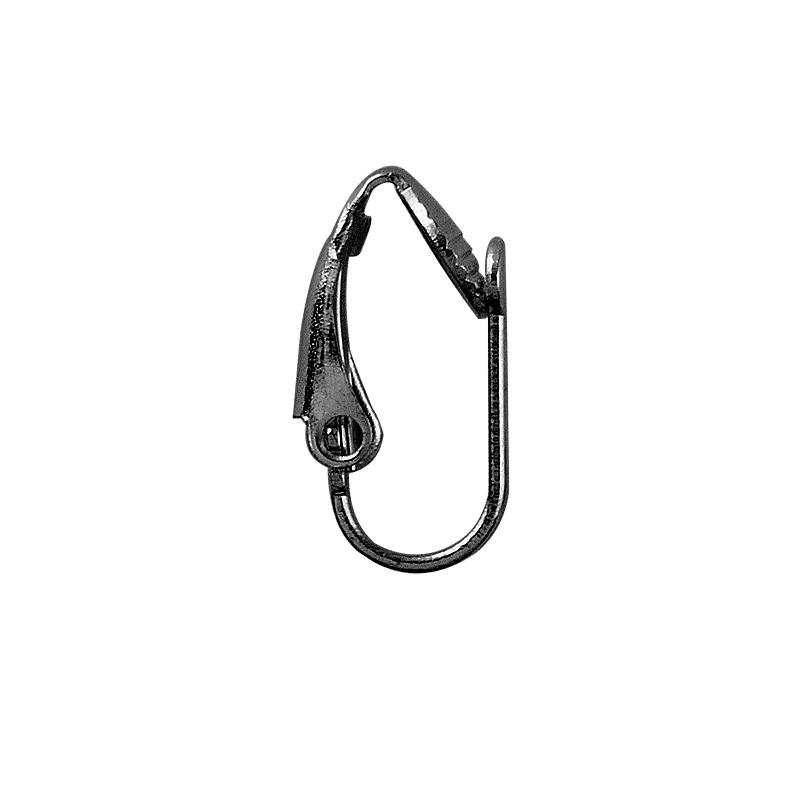 FR-111 Black Rhodium Overlay Lever Back Beads Bali Designs Inc 