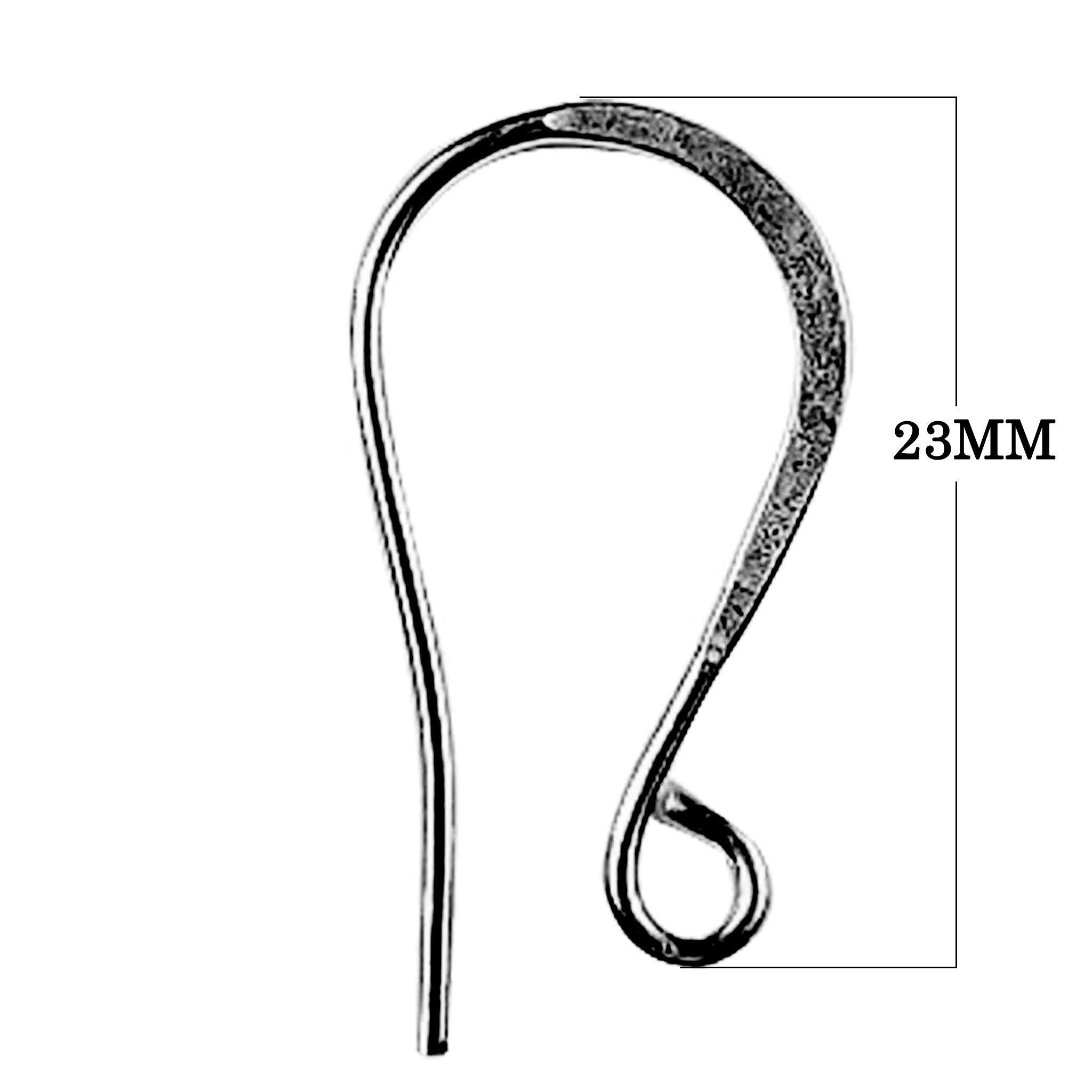 FR-168 Black Rhodium Overlay Earwire Beads Bali Designs Inc 