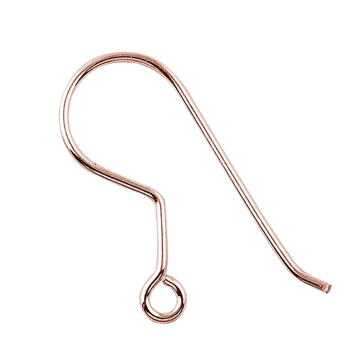 FRG-105 Rose Gold Overlay Earwire Beads Bali Designs Inc 