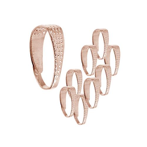 FRG-130 Rose Gold Overlay Pendant Bail Beads Bali Designs Inc 