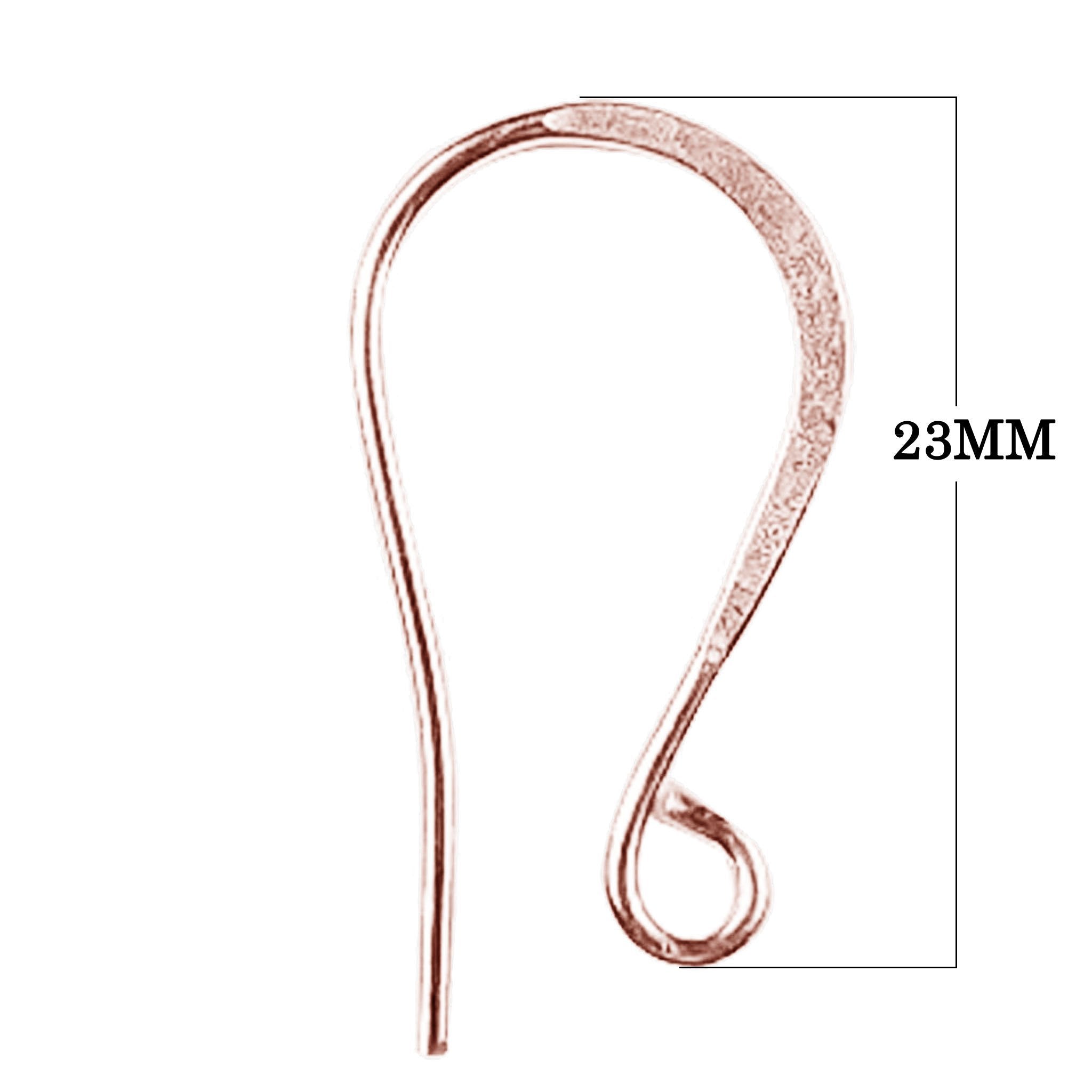 FRG-168 Rose Gold Overlay Earwire Beads Bali Designs Inc 