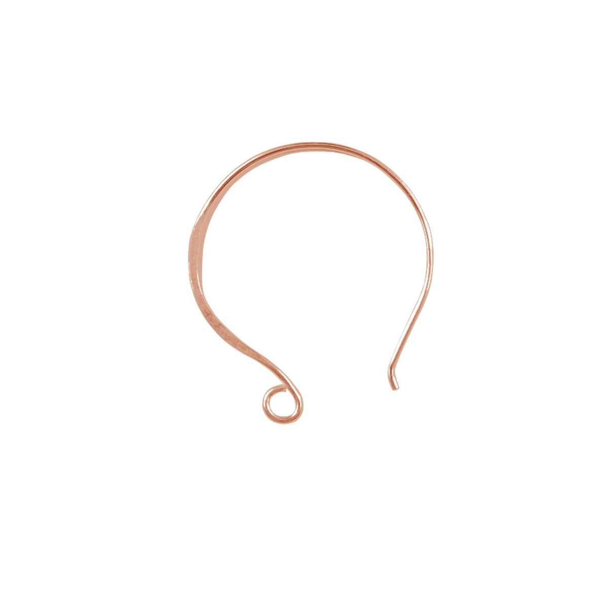FRG-199 Rose Gold Overlay Earwire Beads Bali Designs Inc 