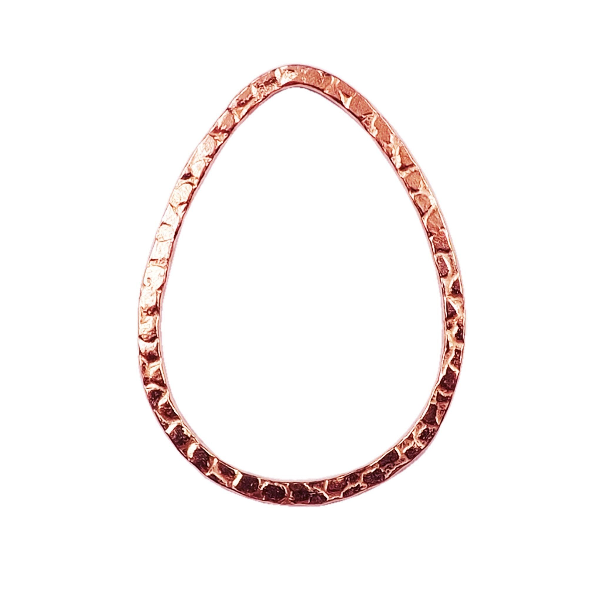 FRG-211-37X28MM Rose Gold Overlay Chandelier Earring Finding Beads Bali Designs Inc 