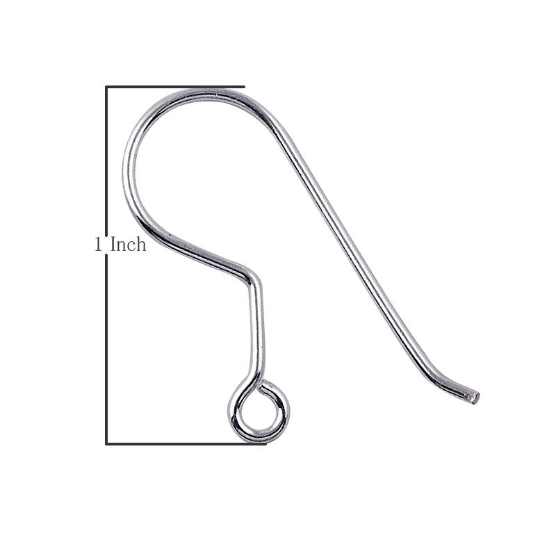 Handcrafted Silver Overlay Plain Earwire from India with polished finish
