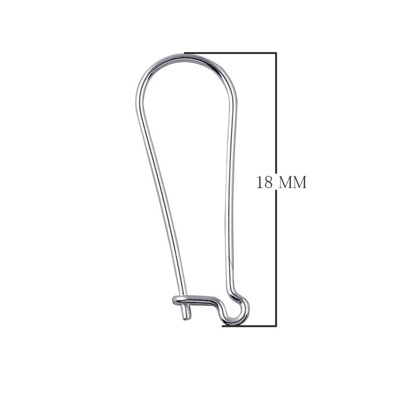 Handcrafted Silver Overlay Leverback Earwire from India with polished finish