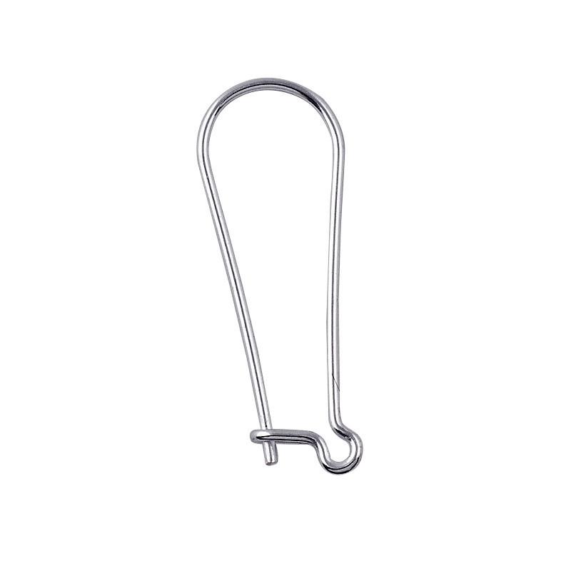 Handcrafted Silver Overlay Leverback Earwire from India with polished finish