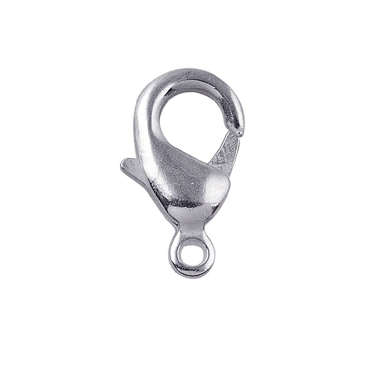 Handcrafted Silver Overlay Lobster Clasp from India with polished finish