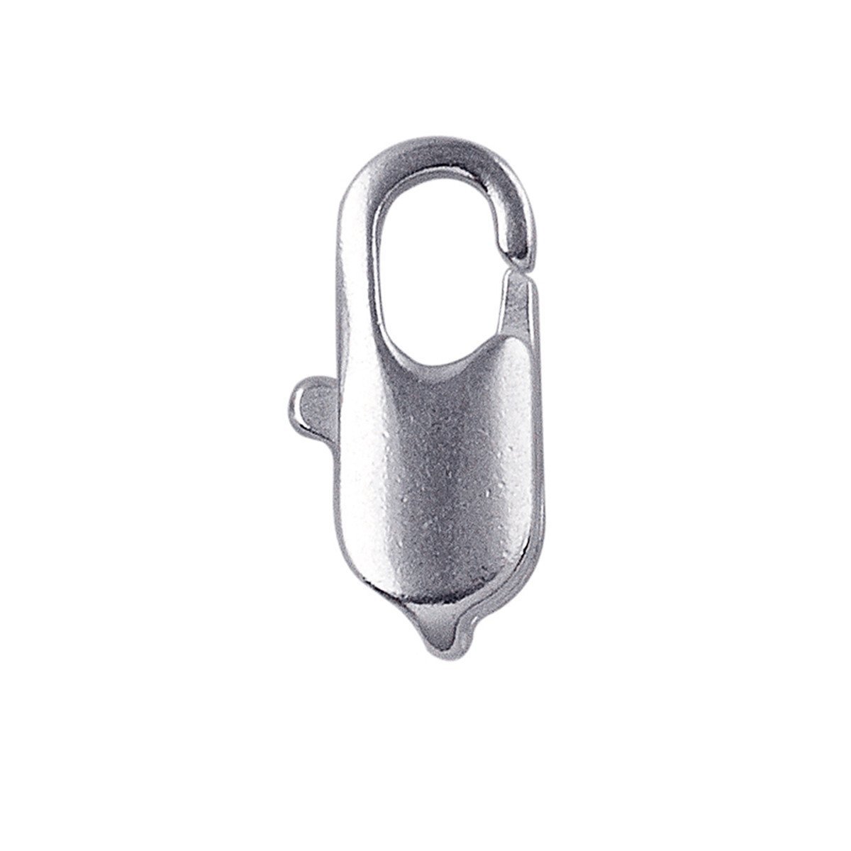 Handcrafted Silver Overlay Rectangular Lobster Clasp from India with polished finish