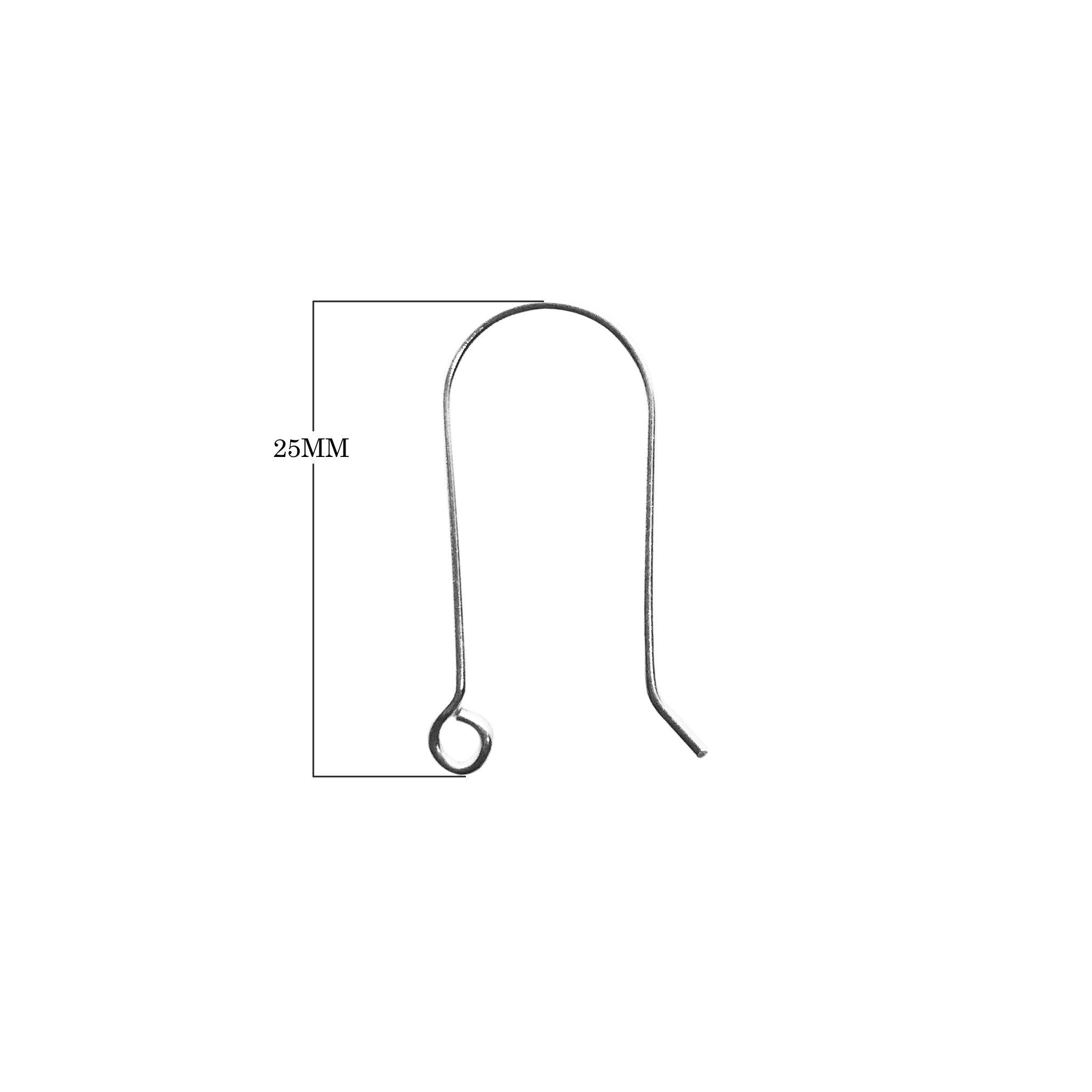 Classic silver overlay loop earwire handcrafted in India