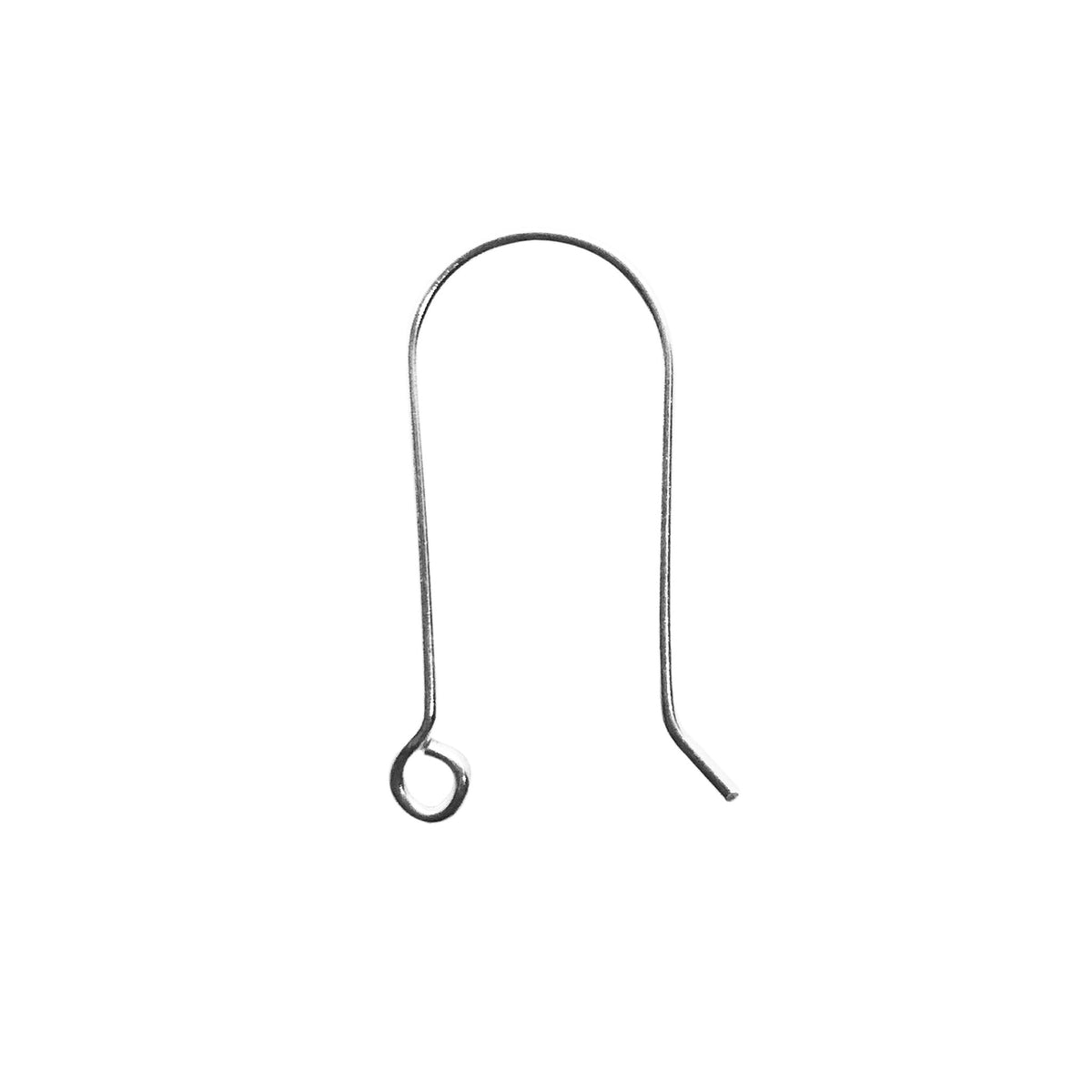 Classic silver overlay loop earwire handcrafted in India