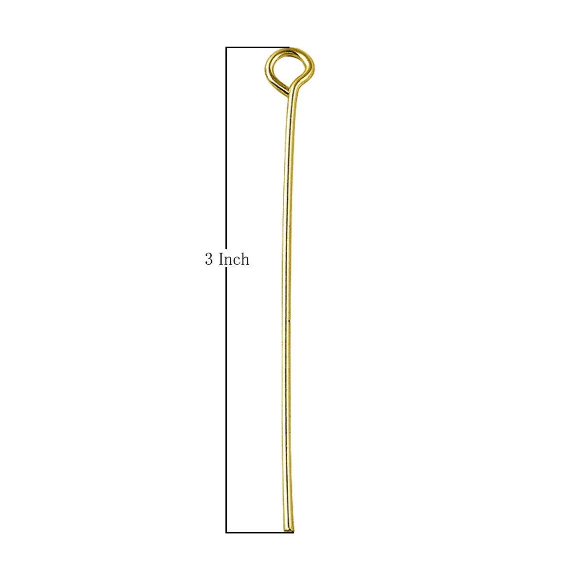 Polished artisanal eye pin with 18K gold overlay handcrafted in India.