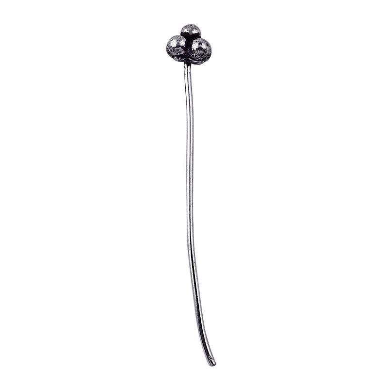 HPSF-103-3" Silver Overlay 22 Gauge Head Pin with Granulated Tip Beads Bali Designs Inc 