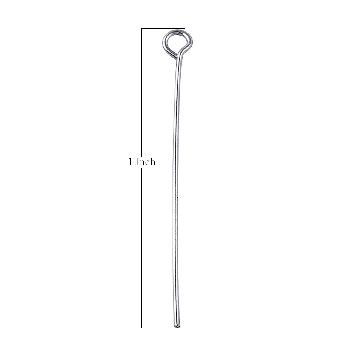 HPSF-104-1" Silver Overlay 22 Gauge Multi design purpose Head Pin Or Eye Pin Beads Bali Designs Inc 