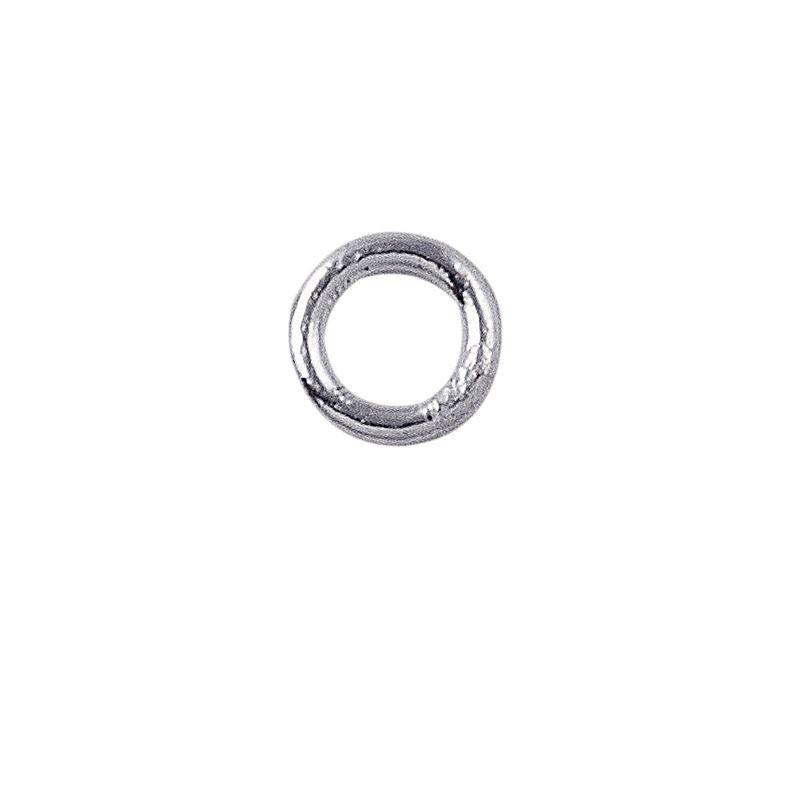 JCSF-100-4MM Silver Overlay Closed Jump Ring Beads Bali Designs Inc 