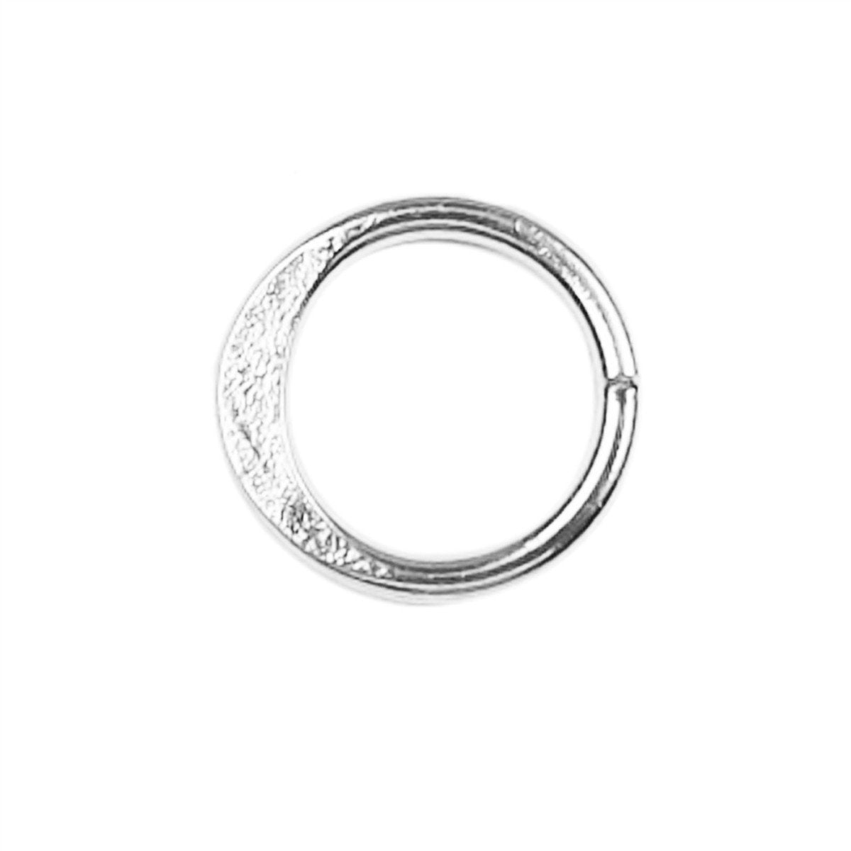 JCSF-108-10MM Silver Overlay Closed Jump Ring Beads Bali Designs Inc 