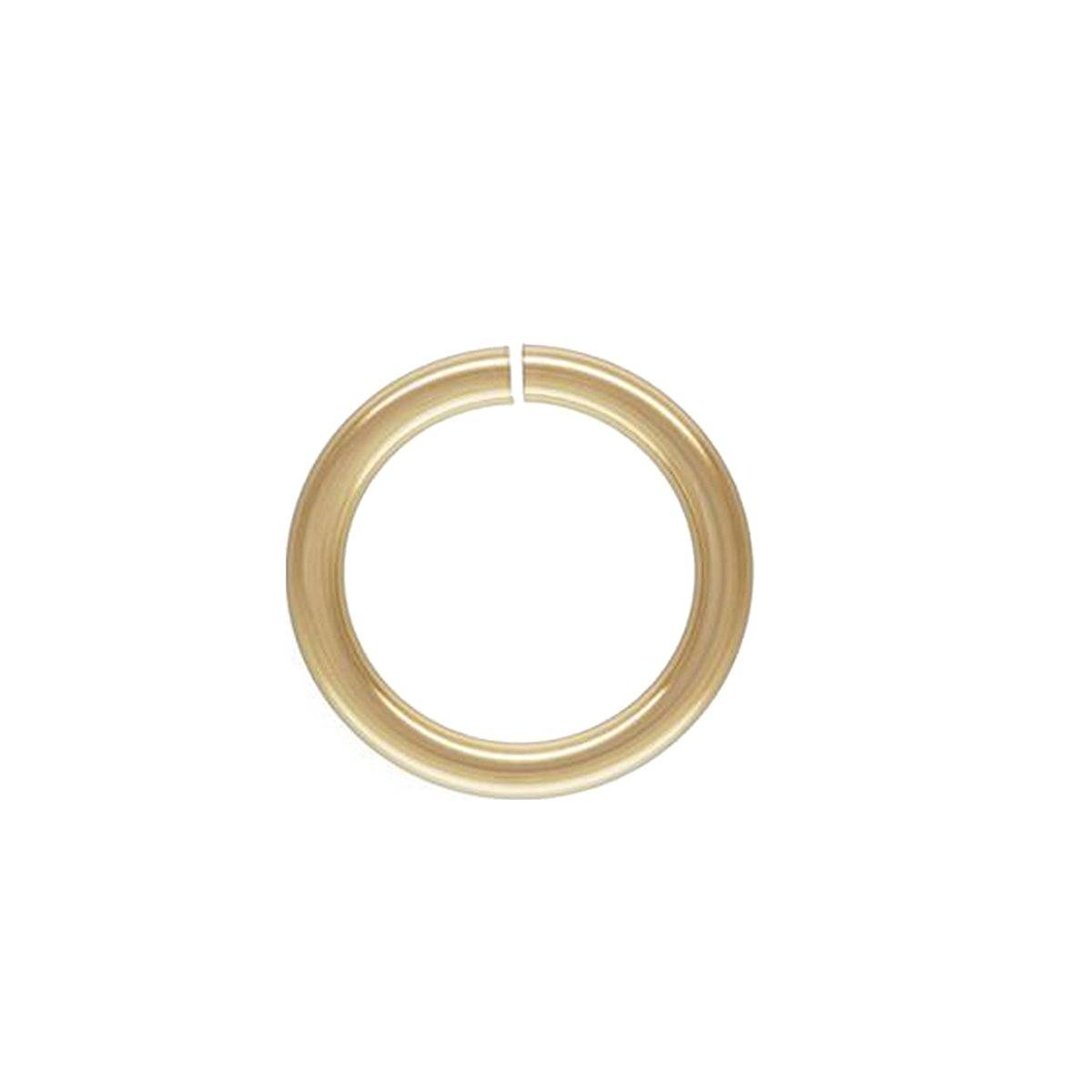 JOG-100-4MM 18K Gold Overlay Open Jump Ring Beads Bali Designs Inc 