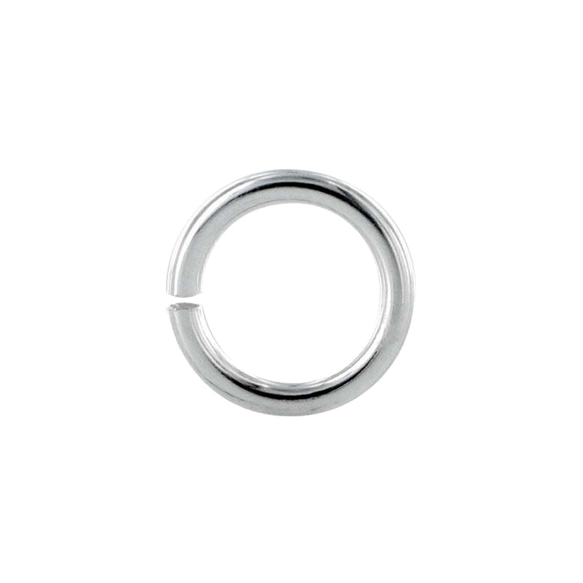 JOSF-100-4MM Silver Overlay Open Jump Ring Beads Bali Designs Inc 