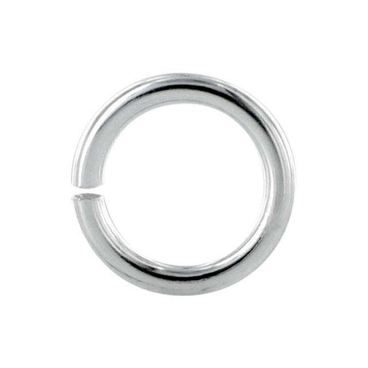925 sterling silver open jump ring handcrafted in India for jewelry making