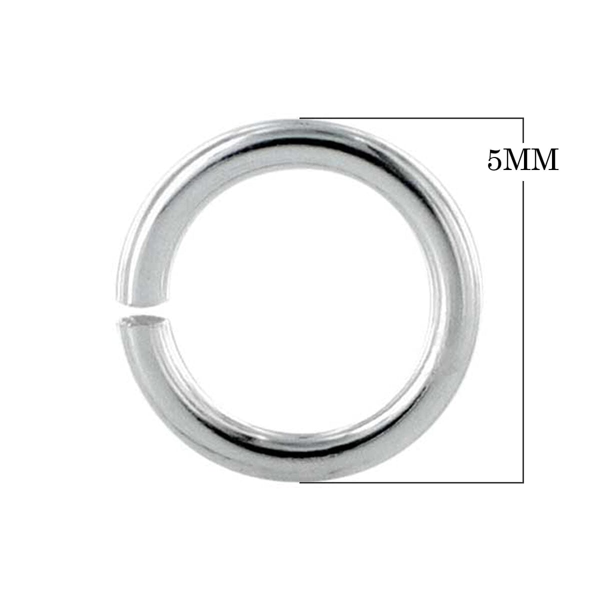 JOST-100 Stainless Steel Open Jump Ring Beads Bali Designs Inc 5MM 