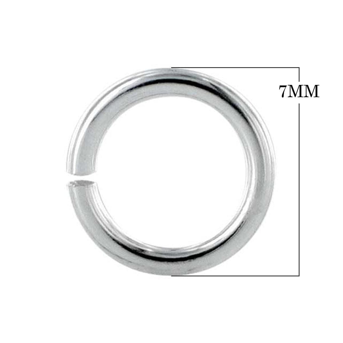 JOST-100 Stainless Steel Open Jump Ring Beads Bali Designs Inc 7MM 