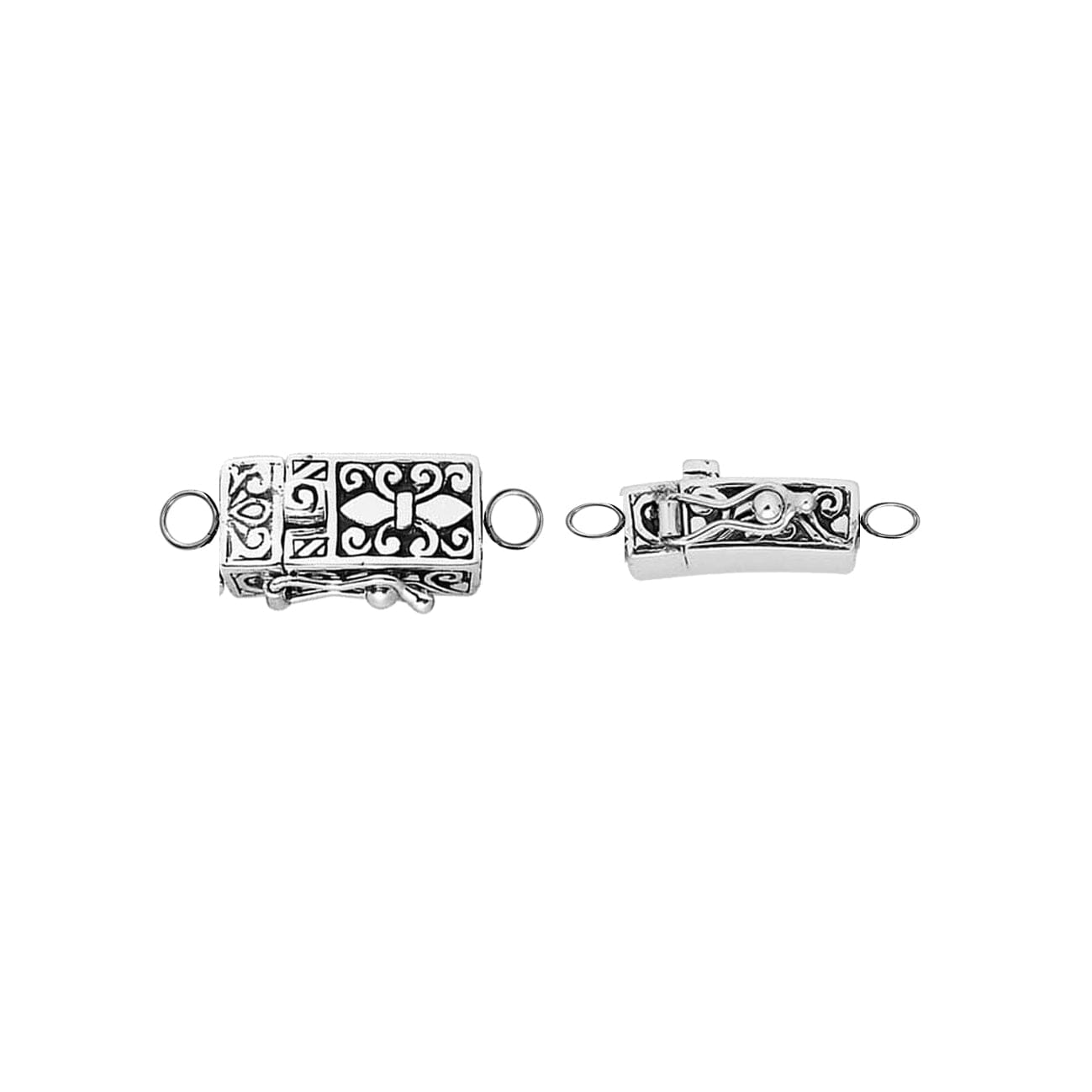 LOCK B-1097 Sterling Silver Clasp Jewelry Bali Designs Inc 