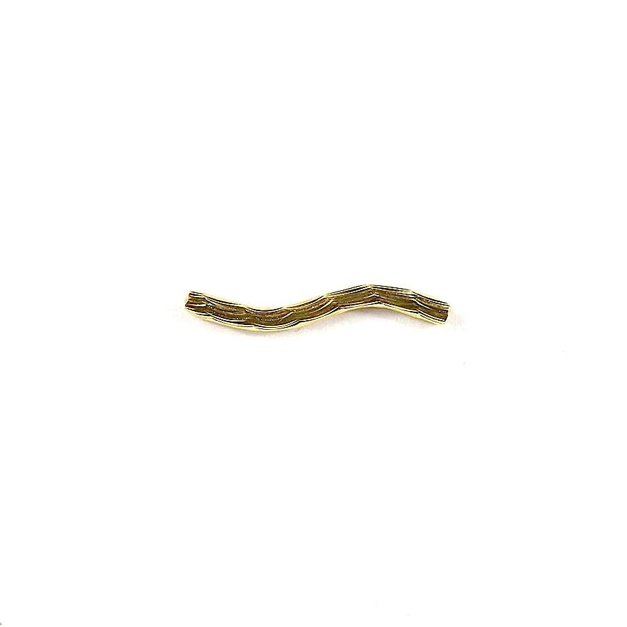 PG-113 18K Gold Overlay Twisted Tube Beads Bali Designs Inc 