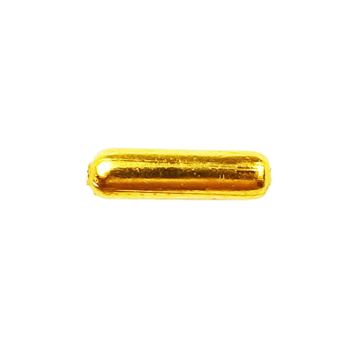 PG-119-13X4MM 18K Gold Overlay Tube Beads Bali Designs Inc 