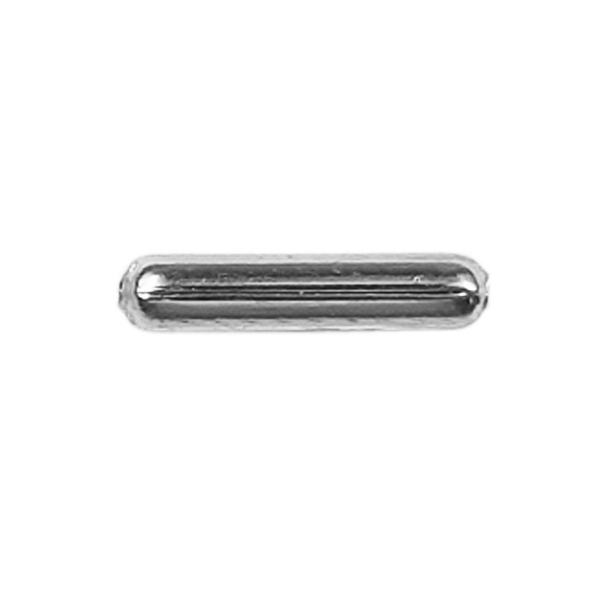 PSF-119-11X2MM Silver Overlay Tube Beads Bali Designs Inc 