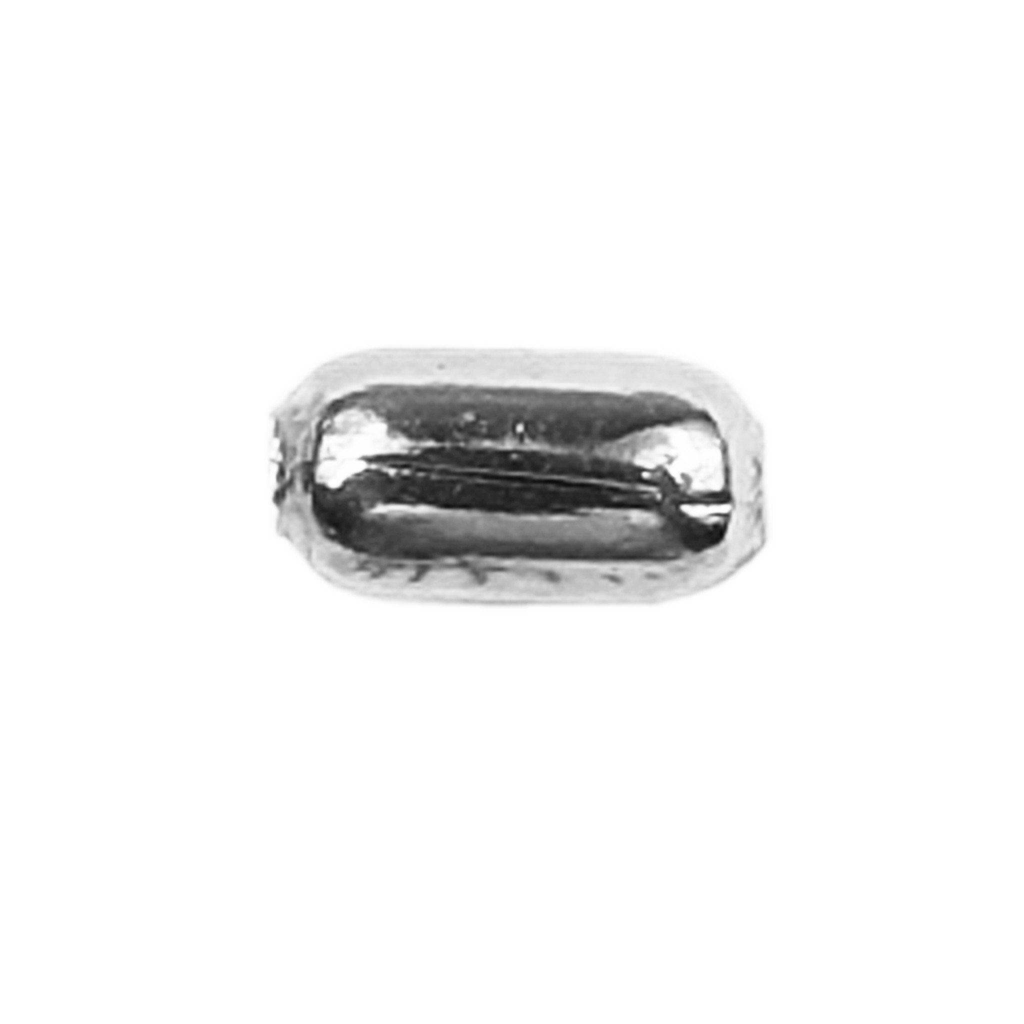 PSF-119-6X3MM Silver Overlay Tube Beads Bali Designs Inc 