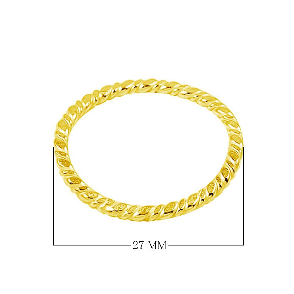 RG-100-27MM 18K Gold Overlay Ring Findings Beads Bali Designs Inc 