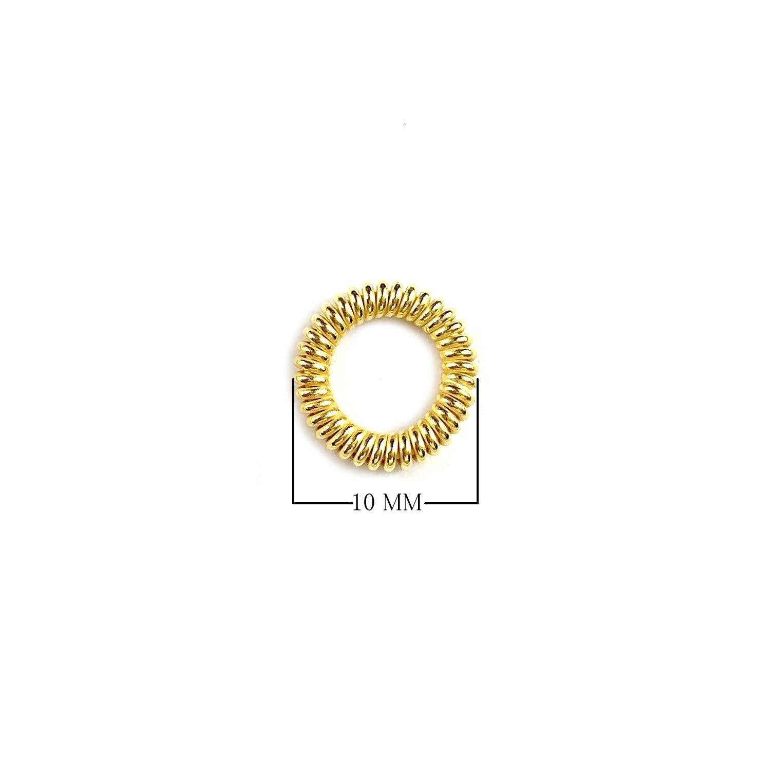 RG-111-10MM 18K Gold Overlay Ring Findings Beads Bali Designs Inc 