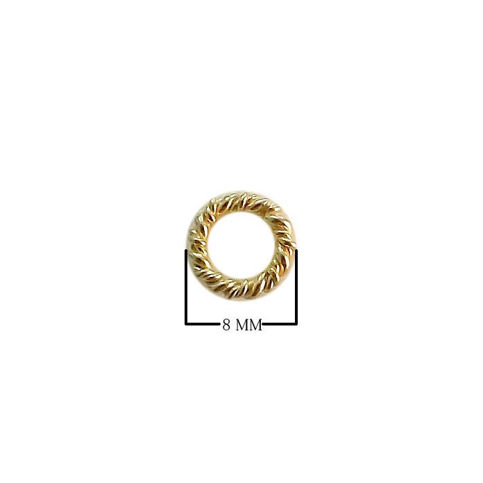 RG-116 18K Gold Overlay Ring Findings Beads Bali Designs Inc 
