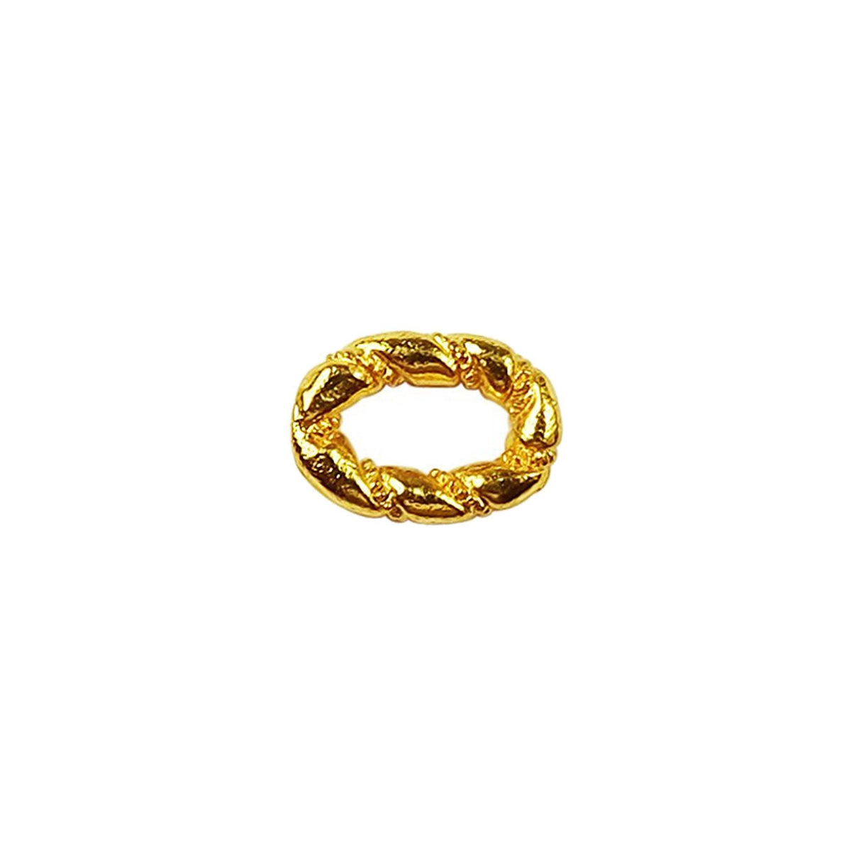 RG-122 18K Gold Overlay Ring Findings Beads Bali Designs Inc 