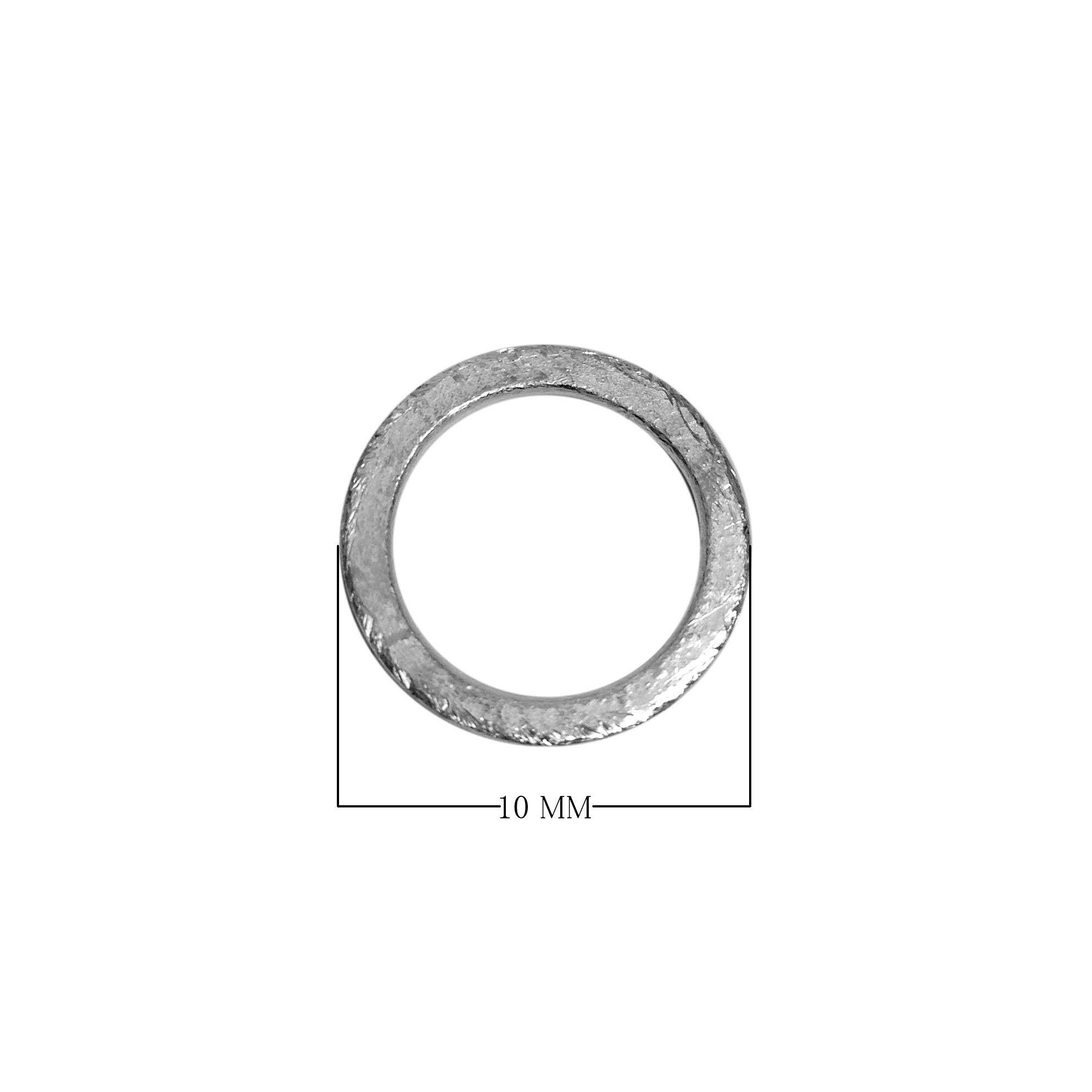 RSF-102-10MM Silver Overlay Ring Findings Beads Bali Designs Inc 