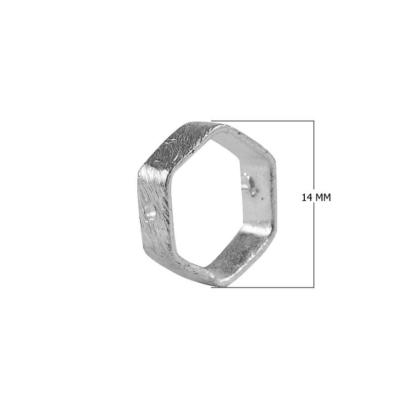 RSF-106 Silver Overlay Ring Findings Beads Bali Designs Inc 