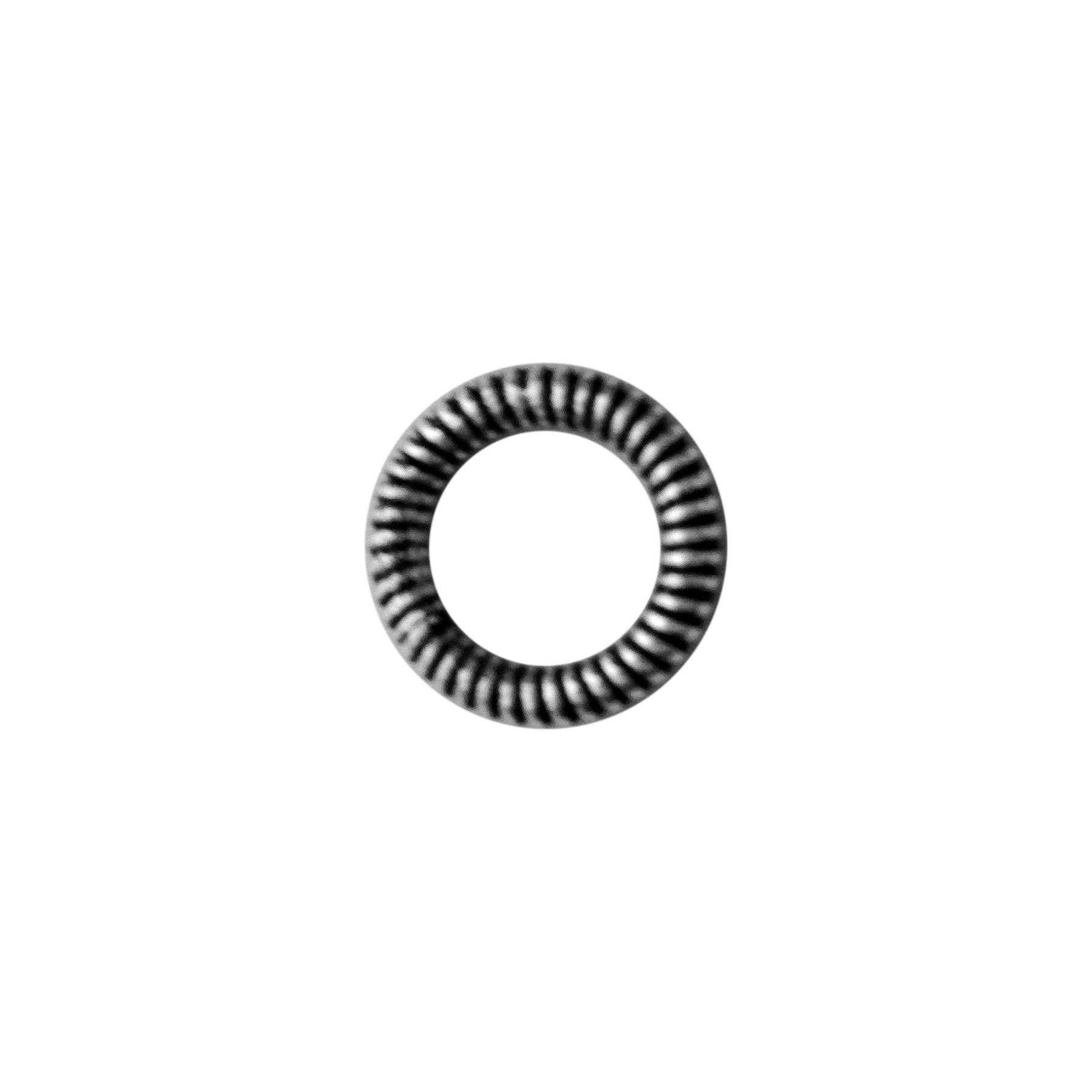 RSF-111-12MM Silver Overlay Ring Findings Beads Bali Designs Inc 