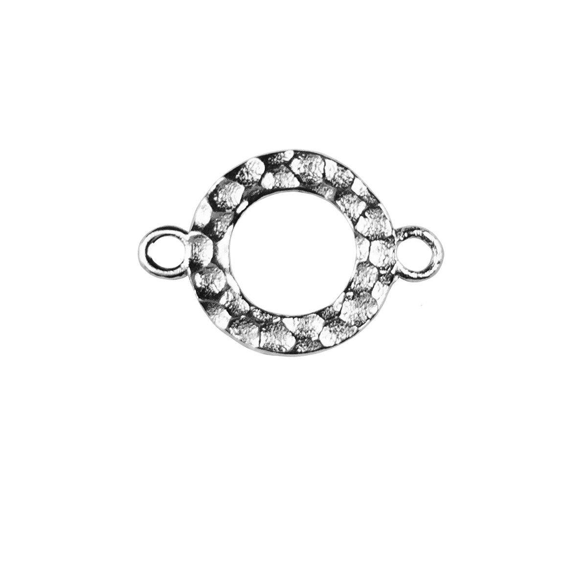 RSF-114-13MM-2R Silver Overlay Ring Findings Beads Bali Designs Inc 