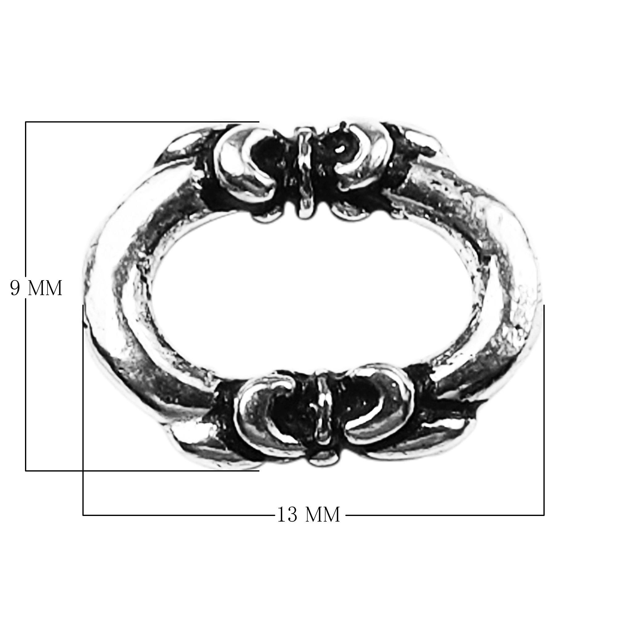 RSF-121 Silver Overlay Ring Findings Beads Bali Designs Inc 