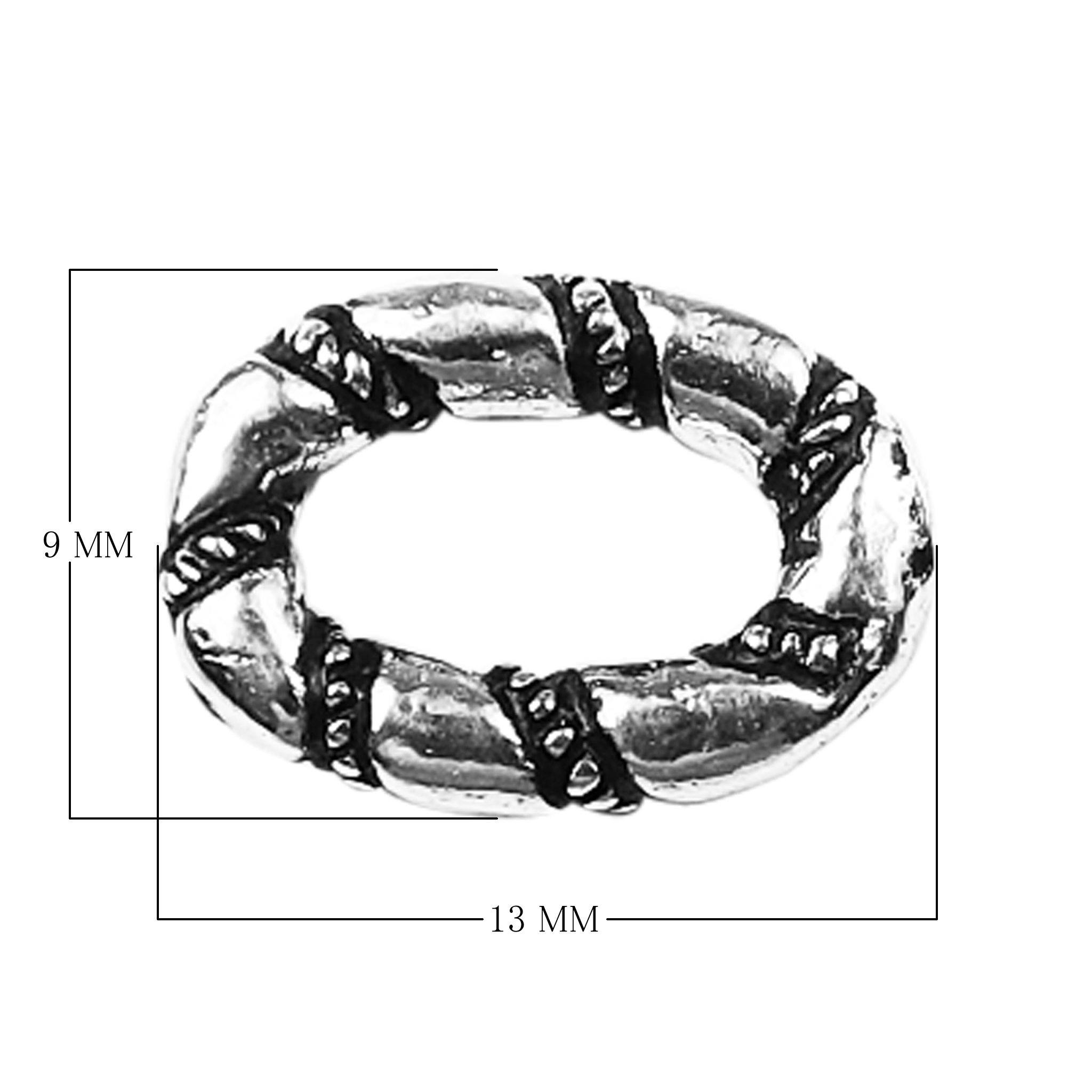 RSF-122 Silver Overlay Ring Findings Beads Bali Designs Inc 