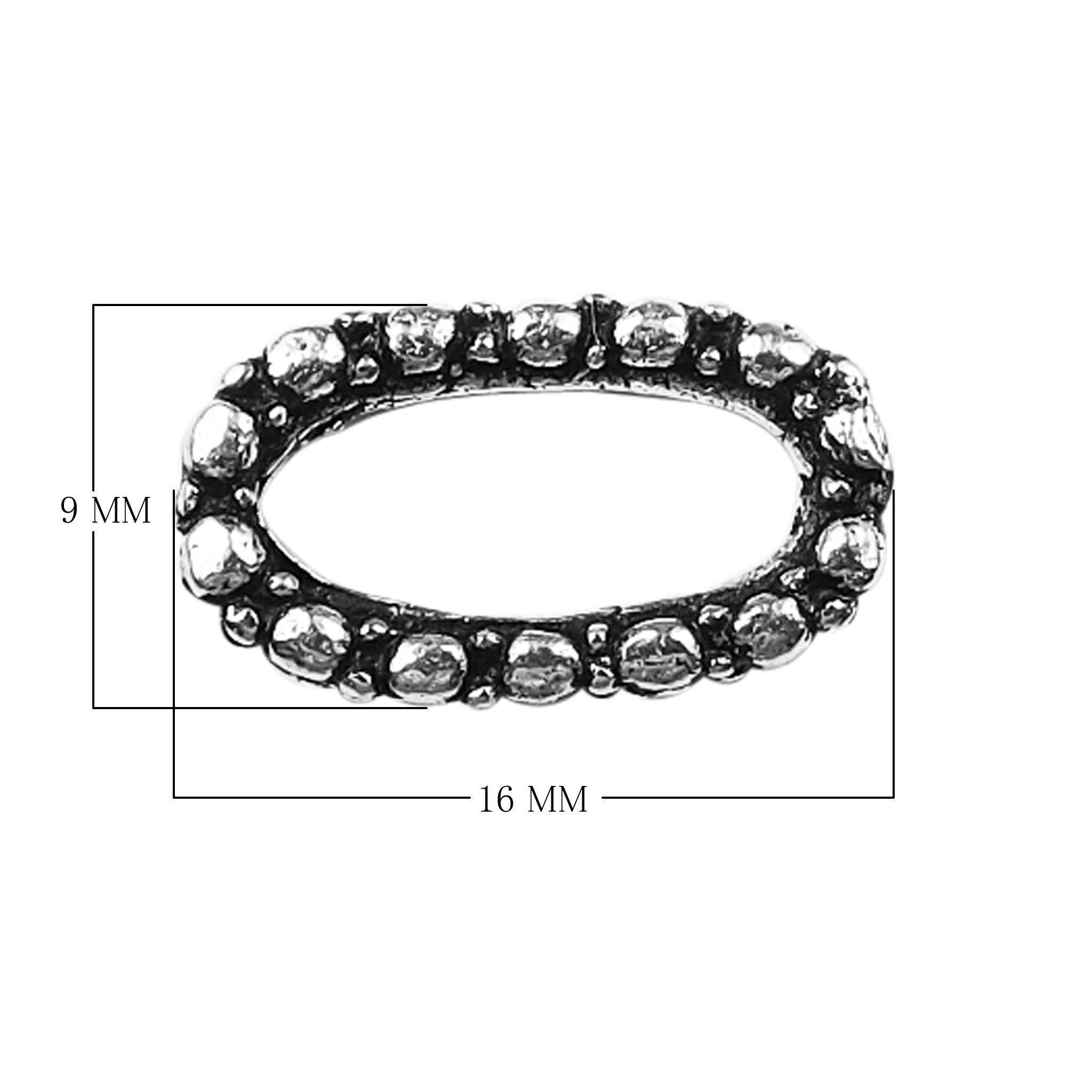RSF-123 Silver Overlay Ring Findings Beads Bali Designs Inc 